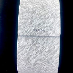 White Prada Sunglasses Hard Case